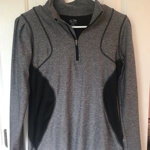 Grey Long Sleeve workout top
